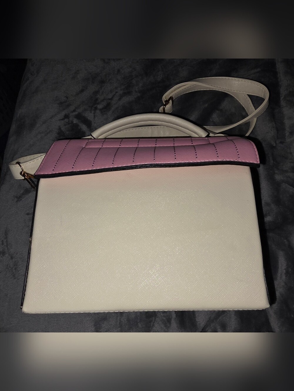 Pink & Cream Novelty House Crossbody Bag - Picture 4 of 7